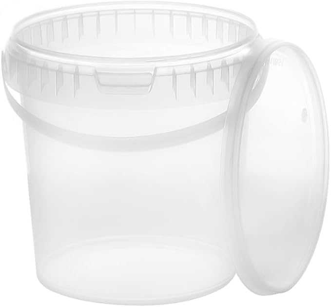 BenBow Transparent Eimer 3L ( E3T ), mit Lebensmitteldeckel