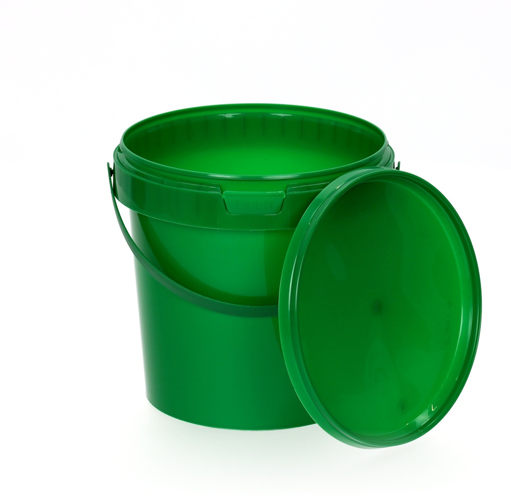 BenBow Grüne Schüssel 1L ( E1GR ), mit Lebensmitteldeckel