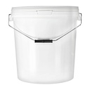 Benbow Wiaderko Białe 30L ( E30W-MR ), z pokrywą na żywność, z metalowa raczka