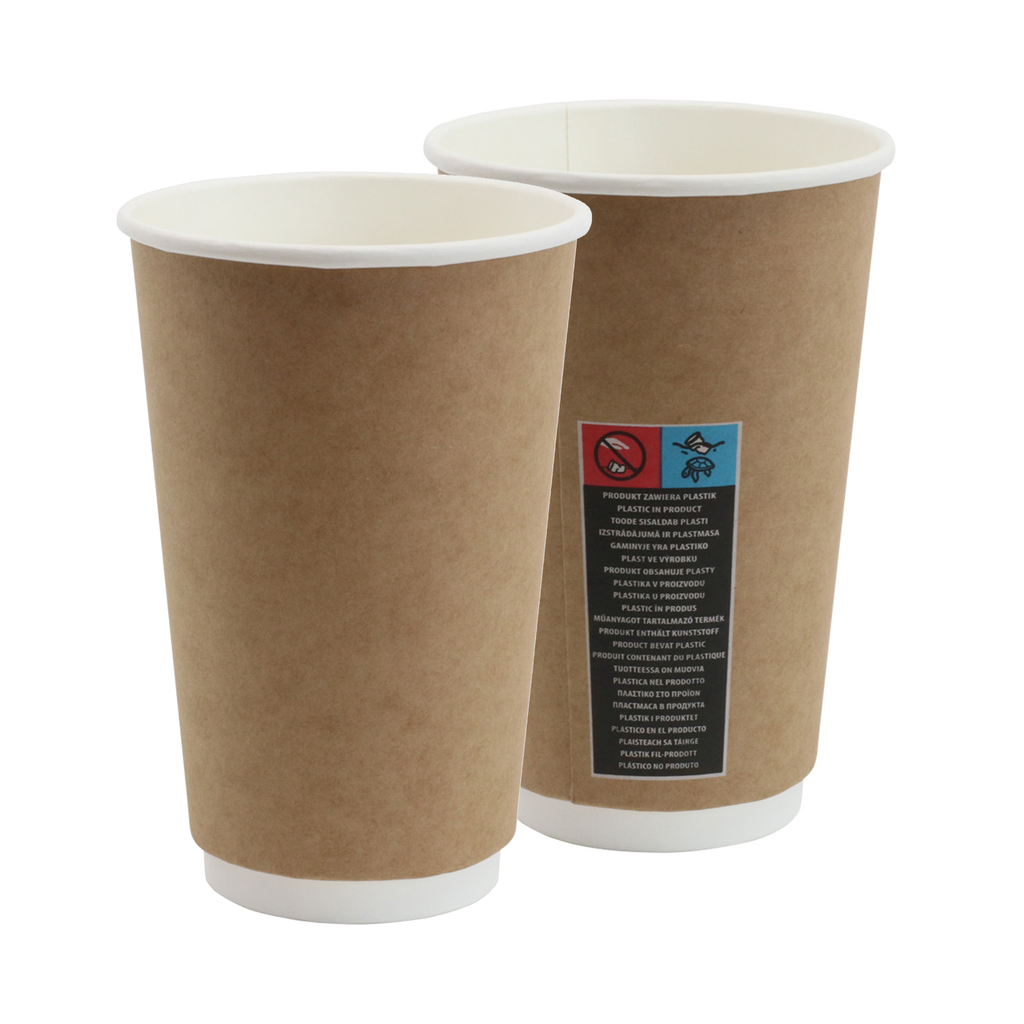 BenBow Papierowy Jednorazowy Kubek z Nadrukiem 400 ml