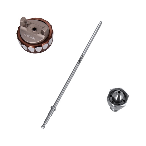 [000076] PK76 1.2 mm Set: Nozzle + Needle + Butterfly for PK80