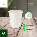 BenBow 002000 - Jednorazowe Białe Kubki z Trzciny Cukrowej 250 ml