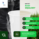 BenBow 002002 - Jednorazowe Białe Kubki z Trzciny Cukrowej 400 ml