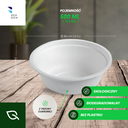 BenBow 002008 - Jednorazowa Miska 500ml z Trzciny cukrowej