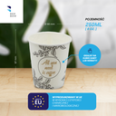 BenBow 002014 - Papierowy Jednorazowy Kubek z Nadrukiem 250 ml