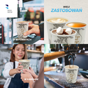 BenBow 002014 - Papierowy Jednorazowy Kubek z Nadrukiem 250 ml
