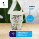 BenBow 002013 - Papierowy Jednorazowy Kubek z Nadrukiem 180 ml