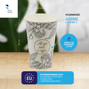 BenBow 002016 - Papierowy Jednorazowy Kubek z Nadrukiem 400 ml