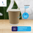 BenBow 002018 - Papierowy Jednorazowy Kubek z Nadrukiem 300 ml