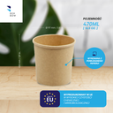 BenBow 002023 - Pojemnik Jednorazowy Papierowy 470ml (FI 97 mm)