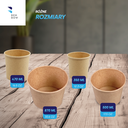BenBow 002023 - Pojemnik Jednorazowy Papierowy 470ml (FI 97 mm)