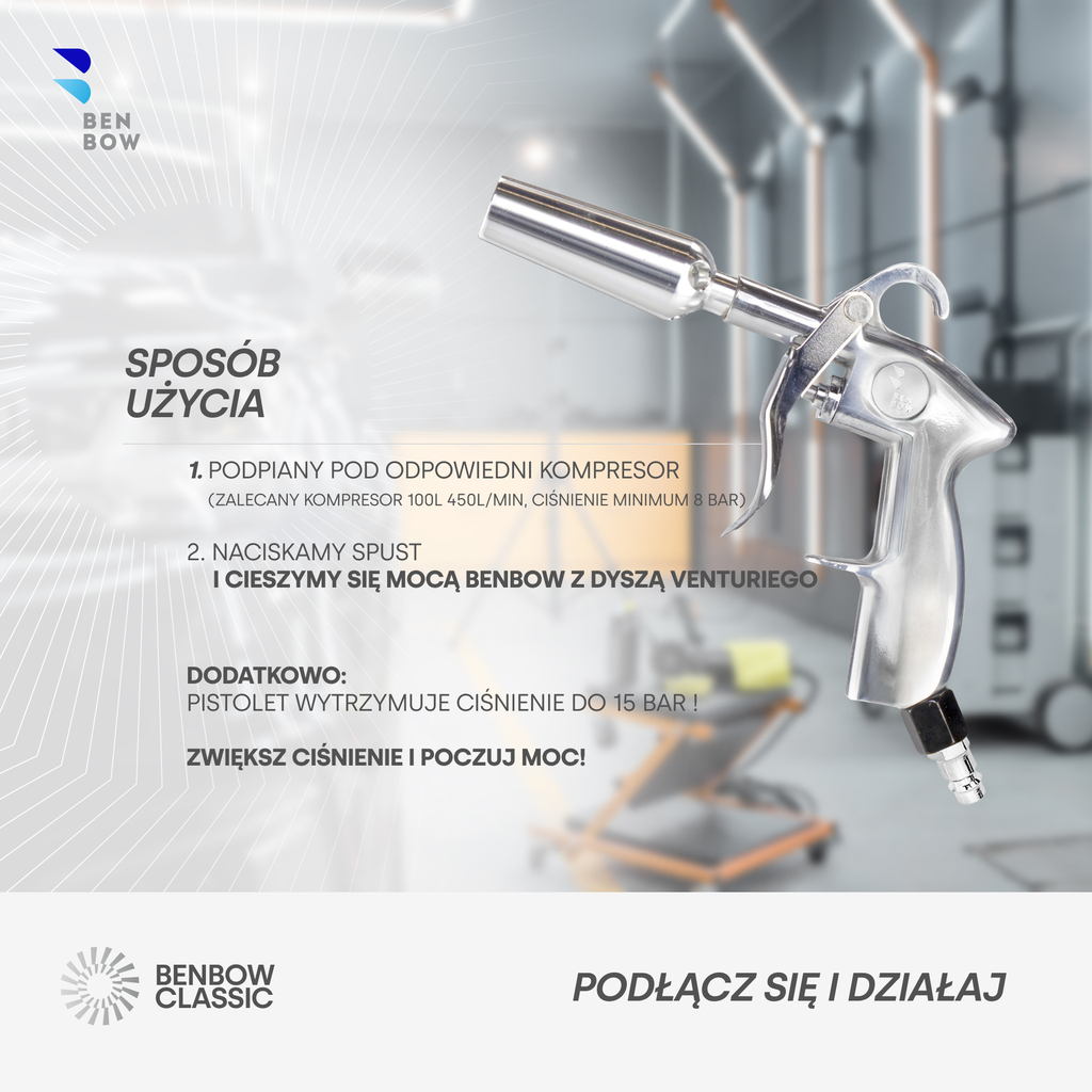 Benbow-554- Zestaw pistolet 004+050