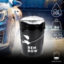 Benbow - Czarne wiadro 20L detalingowe z czarnym separatorem