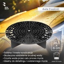 Benbow - Czarne wiadro 20L detalingowe z czarnym separatorem