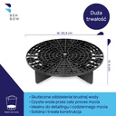 Benbow - Czarne wiadro 20L detalingowe (bez logo)+ czarny separator
