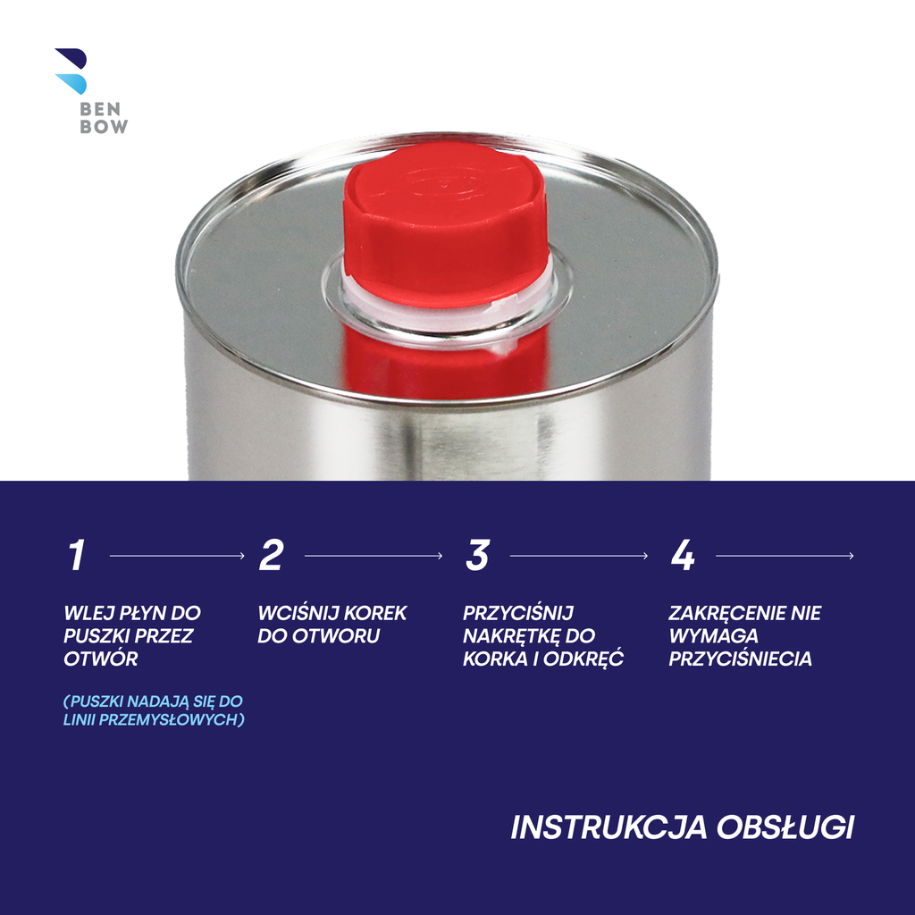 Puszka z zakrętką 1.1L