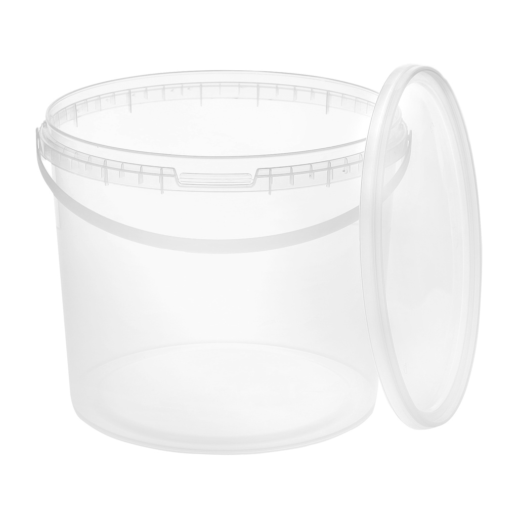 Benbow Wiaderko Transparentne 0,5L ( E05T ), z pokrywą na żywność