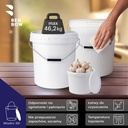 Benbow Wiaderko Białe 30L ( E30W-R ), z pokrywą na żywność