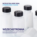 Butelka 0,05 L z nakretka+pedzelek