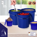 Benbow Wiaderko Niebieskie 30L ( E30BL ), z pokrywą na żywność
