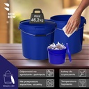 Benbow Wiaderko Niebieskie 30L ( E30BL ), z pokrywą na żywność