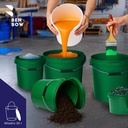 Benbow Wiaderko Zielone 30L ( E30GR ), z pokrywą na żywność
