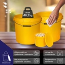 Benbow Wiaderko Żółte 30L ( E30GE ), z pokrywą na żywność