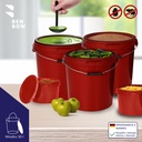 Benbow Wiaderko Czerwone 30L ( E30RO ), z pokrywą na żywność