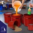 Benbow Wiaderko Czerwone 30L ( E30RO ), z pokrywą na żywność
