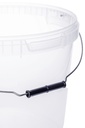Benbow Wiaderko Transparentne 20L ( E20T ), z pokrywą na żywność