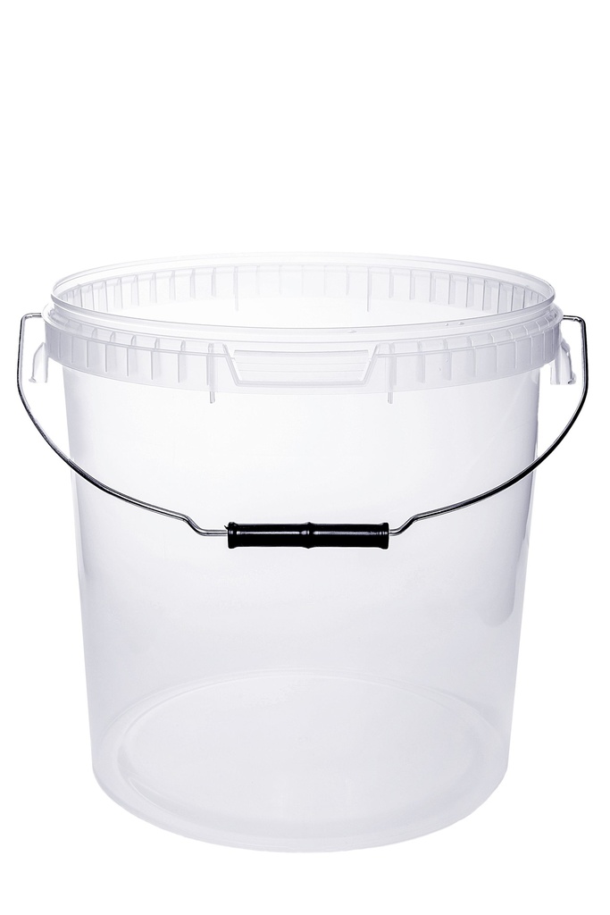 Benbow Wiaderko Transparentne 20L ( E20T ), z pokrywą na żywność