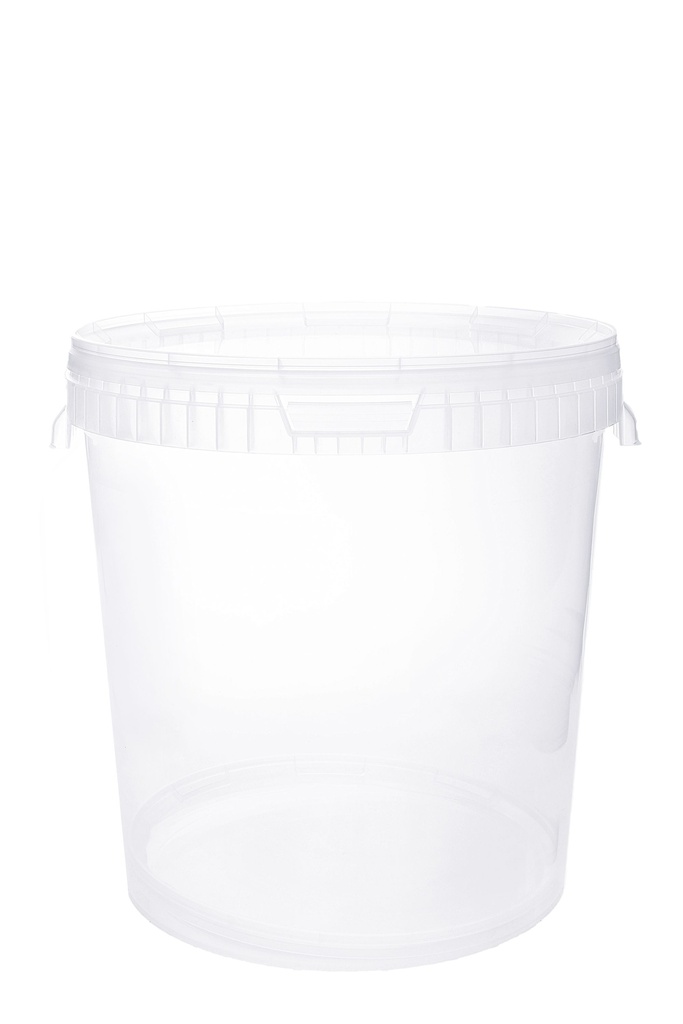 Benbow Wiaderko Transparentne 30L ( E30T ), z pokrywą na żywność