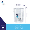 Benbow - Trans wiadro 20L z czarnym separatorem