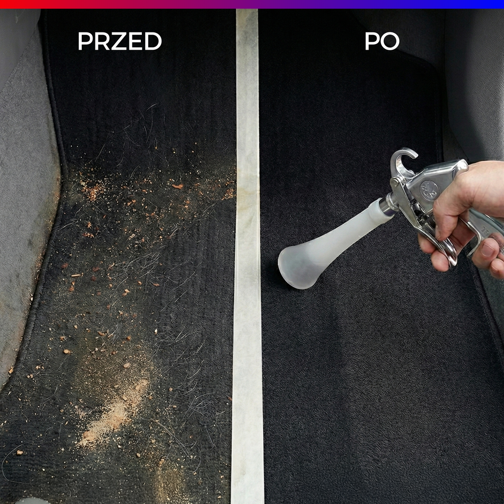 Benbow 000008 Classic - Pistolet na sprężone powietrze, efektywne czyszczenie wnętrza.