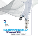 Benbow PK60 - Walizka, Pistolet lakierniczy, dysze 1.4mm i 1.8mm HVLP + manometr