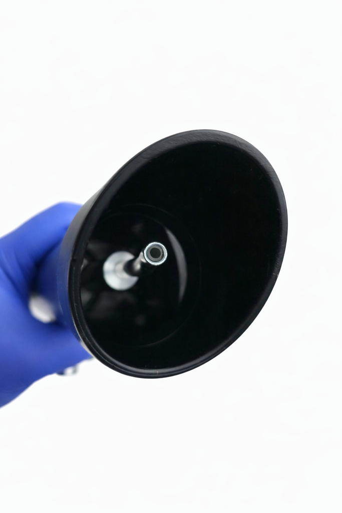 BenBow 006 Classic – Adapter pneumatyczny do odkurzania z metalową dyszą gwintowaną i taśmą uszczelniającą PTFE (teflonową), plastikowy wężyk + akcesoria