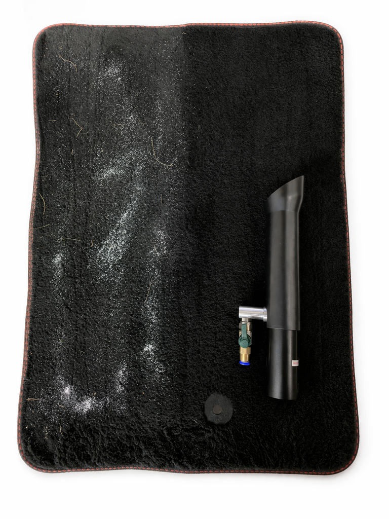 BenBow 006 Classic – Adapter pneumatyczny do odkurzania z metalową dyszą gwintowaną i taśmą uszczelniającą PTFE (teflonową), plastikowy wężyk + akcesoria