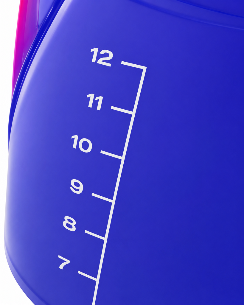 BenBow Niebieskie wiadro detalingowe 20L Wash i miarka + niebieski separator