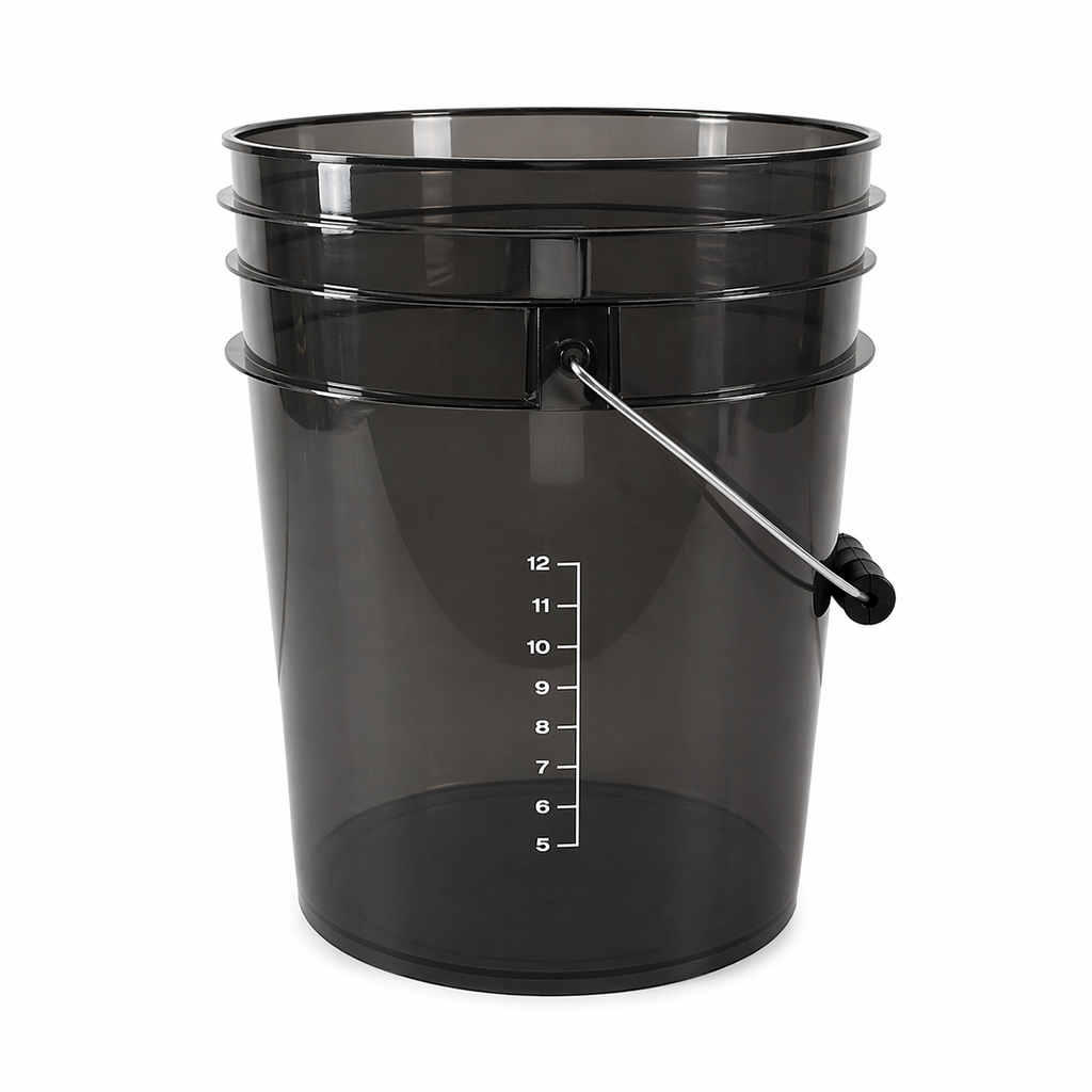 BenBow Czarne wiadro detalingowe 20L Wheels i miarka + czarny separator