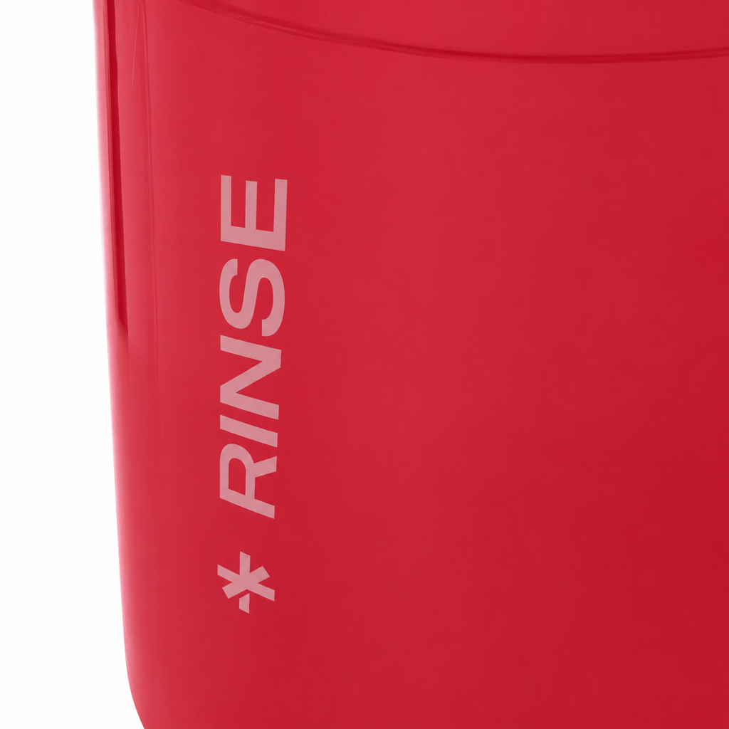 BenBow Czerwone wiadro detalingowe 20L Rinse i miarka + czerwony separator