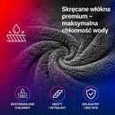 BENBOW 631 Ręcznik z Mikrofibry do Osuszania Samochodu 90x70 cm 1100 GSM – Twisted Pile, Chłonny, Bezpieczny dla Lakieru