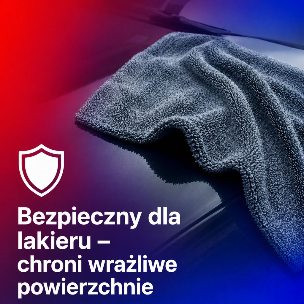 BENBOW 631 Ręcznik z Mikrofibry do Osuszania Samochodu 90x70 cm 1100 GSM – Twisted Pile, Chłonny, Bezpieczny dla Lakieru