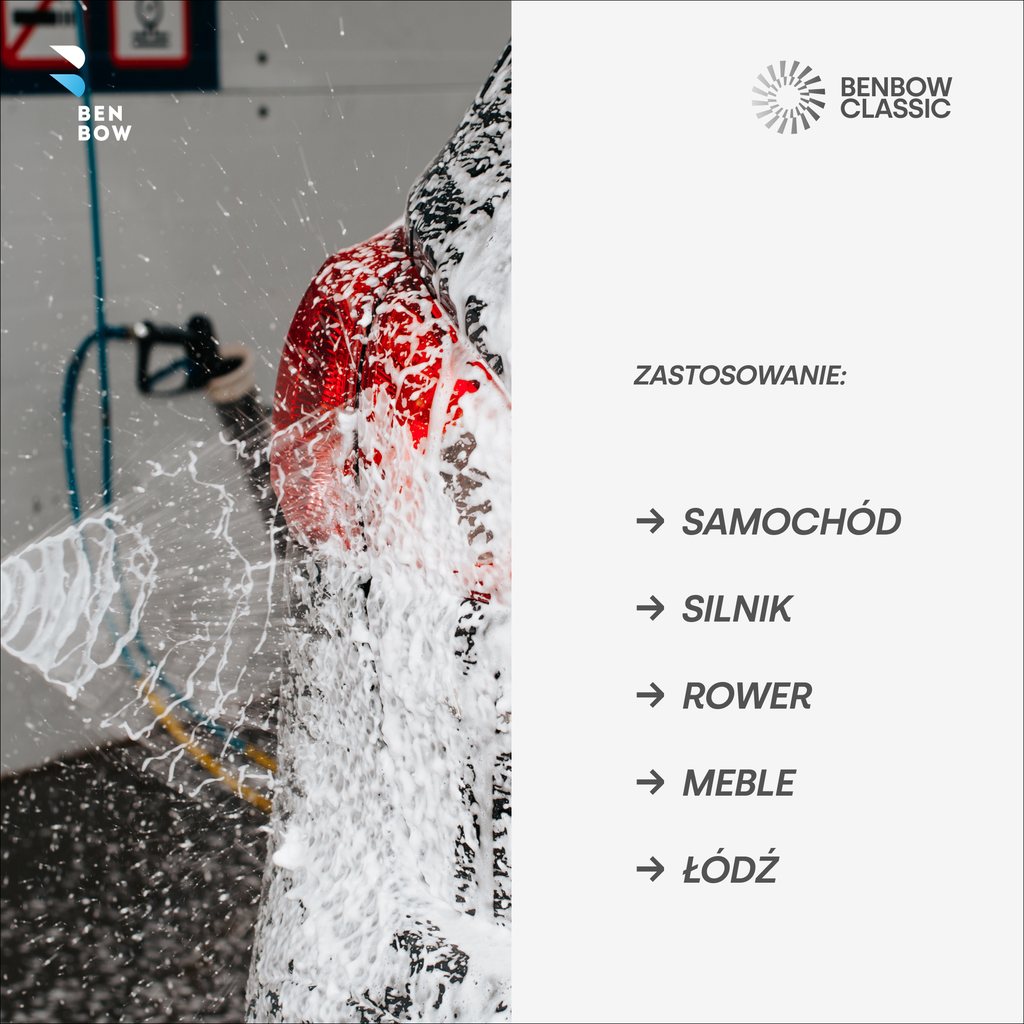 Benbow 000012 Classic - Pianownica pneumatyczna, efektywne mycie wstępne