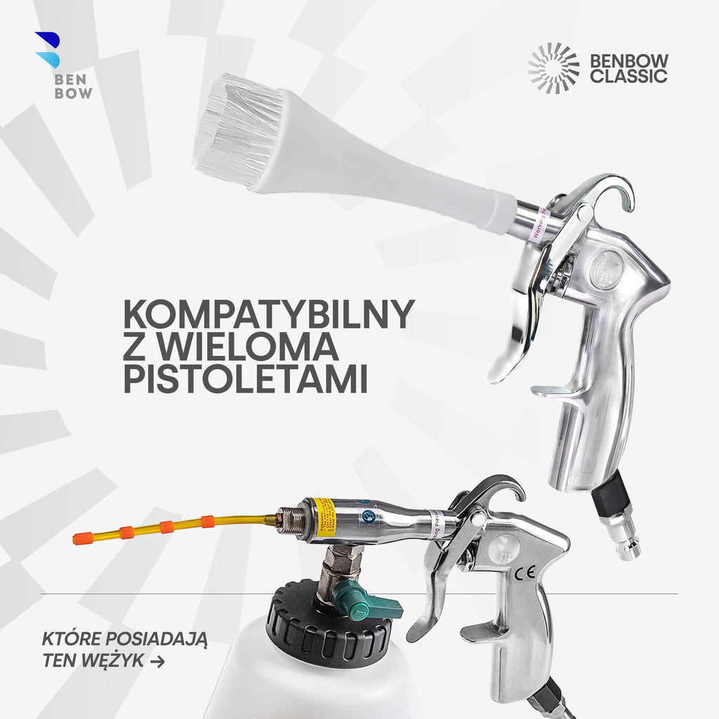 Benbow 000015 Classic - Dysza plastikowa ze szczotką, do pielęgnacji.