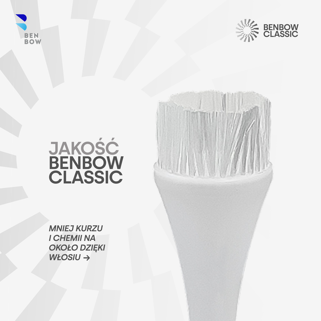 Benbow 000015 Classic - Dysza plastikowa ze szczotką, do pielęgnacji.