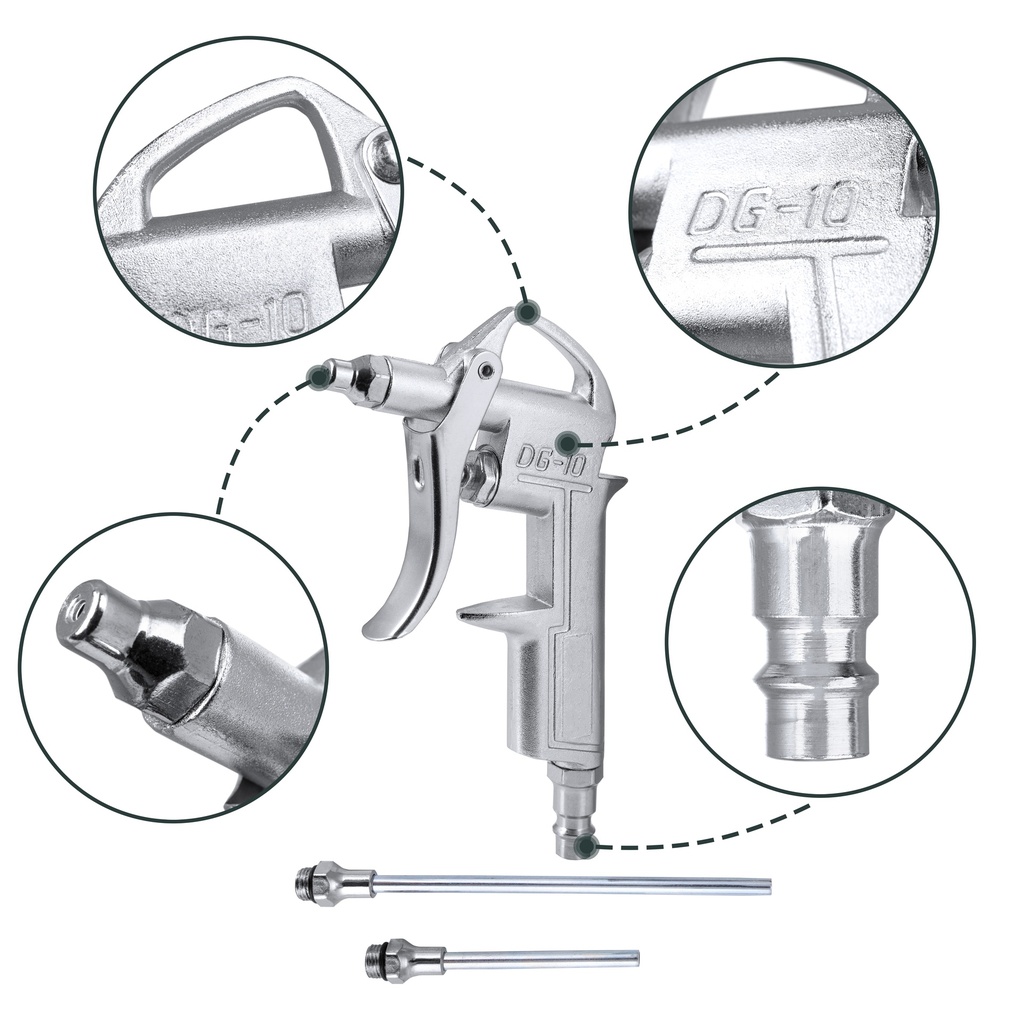 Benbow 000041 Classic - DG10 Pistolet pneumatyczny do przedmuchiwania 2 dysze.