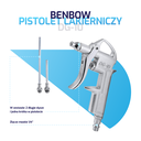 Benbow 000041 Classic - DG10 Pistolet pneumatyczny do przedmuchiwania 2 dysze.