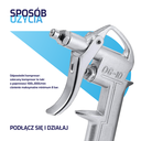 Benbow 000041 Classic - DG10 Pistolet pneumatyczny do przedmuchiwania 2 dysze.