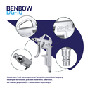 Benbow 000041 Classic - DG10 Pistolet pneumatyczny do przedmuchiwania 2 dysze.