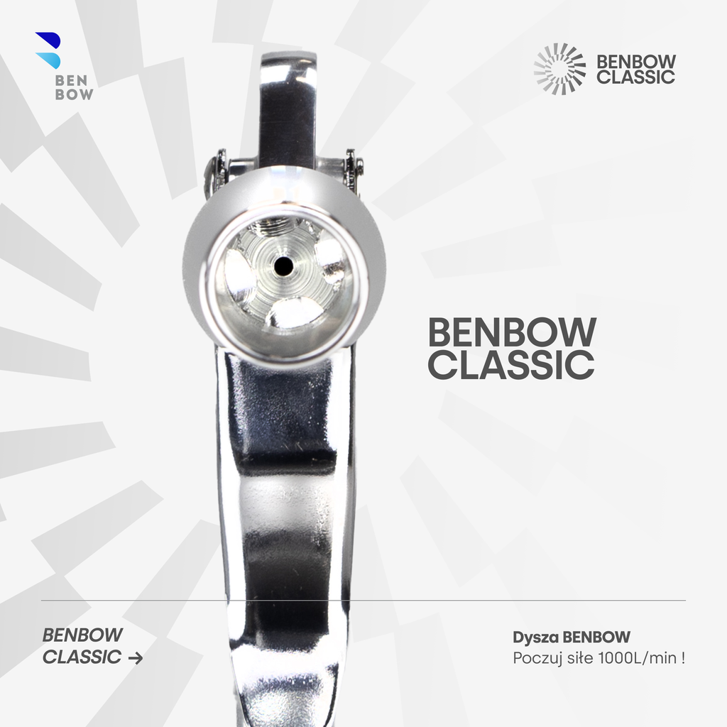 Benbow 000050 Classic - Pistolet na sprężone powietrze, aluminiowa obudowa.